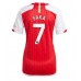Arsenal Bukayo Saka #7 Replika Hemma matchkläder Dam 2023-24 Korta ärmar